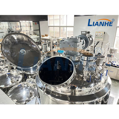 Танк косметической мази смесителя эмульсора вакуума топления пара смешивая с агитатором