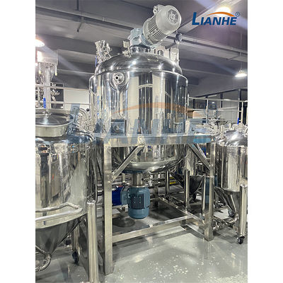 Танк косметической мази смесителя эмульсора вакуума топления пара смешивая с агитатором