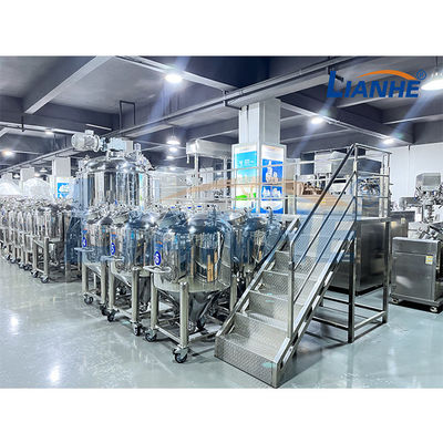 Танк косметической мази смесителя эмульсора вакуума топления пара смешивая с агитатором