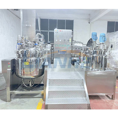 Смеситель 200L эмульсора ножниц косметической сливк высокий испаряется управление PLC топления