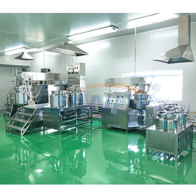 управление PLC смесителя эмульсора ножниц вакуума 50L высокое для водяного охлаждения воды со льдом