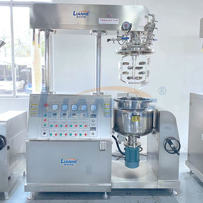 управление PLC смесителя эмульсора ножниц вакуума 50L высокое для водяного охлаждения воды со льдом